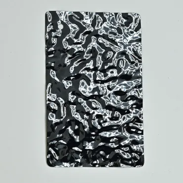 Стеновая панель Gray water водная рябь - 2800*1220*5 мм