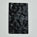 Стеновая панель Matt black water водная рябь — 2800*1220*5 мм