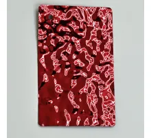 Стеновая панель Red water водная рябь - 2800*1220*5 мм Стеновая панель Red water водная рябь - 2800*1220*5 мм