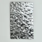 Стеновая панель Chrome water водная рябь — 2800*1220*8 мм