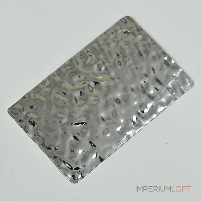 Стеновая панель Chrome water водная рябь — 2800*1220*8 мм