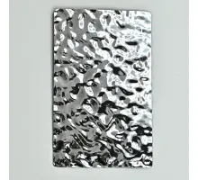 Стеновая панель Chrome water водная рябь - 2800*1220*8 мм Стеновая панель Chrome water водная рябь - 2800*1220*8 мм