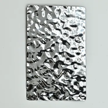 Стеновая панель Chrome water водная рябь - 2800*1220*5 мм Стеновая панель Chrome water водная рябь - 2800*1220*5 мм