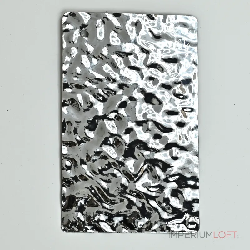 Стеновая панель Chrome water водная рябь — 2800*1220*8 мм