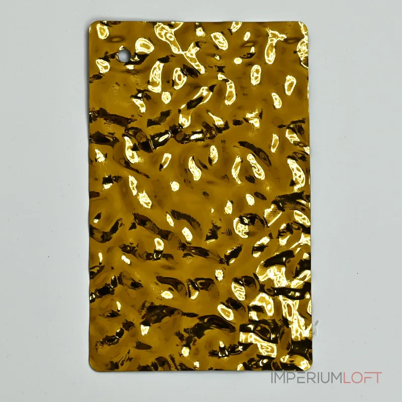 Стеновая панель Gold water водная рябь — 2800*1220*8 мм Стеновая панель Gold water водная рябь — 2800*1220*8 мм