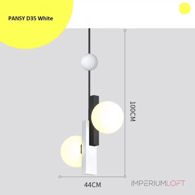 Подвесной светильник PANSY C D39 White от ImperiumLoft Подвесной светильник PANSY C D39 White от ImperiumLoft