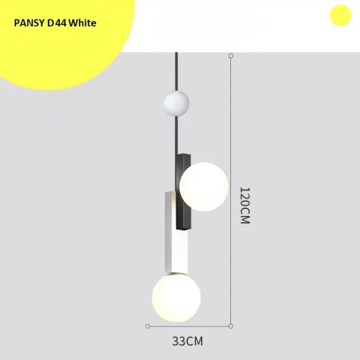 Подвесной светильник PANSY D35 White от ImperiumLoft