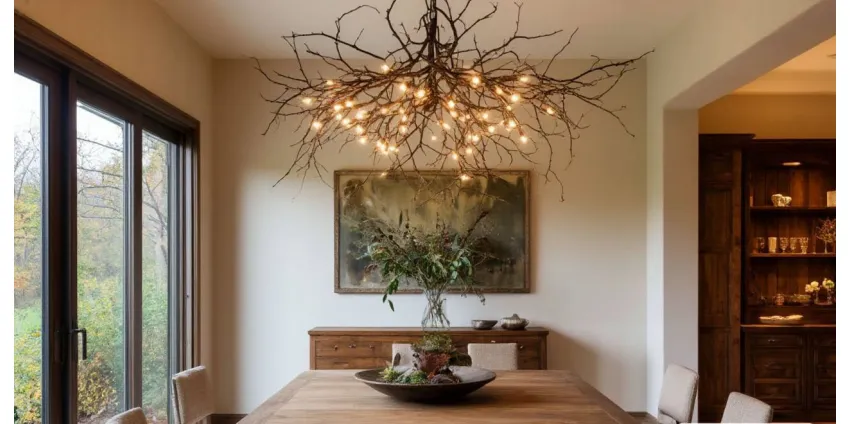 Природные мотивы в дизайне интерьера и освещении