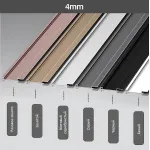 Профиль плинтус напольный алюминиевый для панелей 4 мм белый 5995-88 от KBOOS Профиль плинтус напольный алюминиевый для панелей 4 мм белый 5995-88 от KBOOS