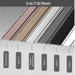 Профиль плинтус напольный алюминиевый для панелей 6 мм серебристый 5979-88 от KBOOS Профиль плинтус напольный алюминиевый для панелей 6 мм серебристый 5979-88 от KBOOS