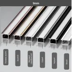 Профиль соединительный алюминиевый для стеновых панелей 5 мм черный универсальный 6088-88 от KBOOS Профиль соединительный алюминиевый для стеновых панелей 5 мм черный универсальный 6088-88 от KBOOS