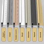 Профиль торцевой алюминиевый для панелей 5 мм черный 4797-88 от KBOOS Профиль торцевой алюминиевый для панелей 5 мм черный 4797-88 от KBOOS