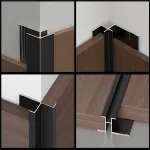 Профиль соединительный алюминиевый для панелей 5 мм серебристый 5796-88 от KBOOS Профиль соединительный алюминиевый для панелей 5 мм серебристый 5796-88 от KBOOS