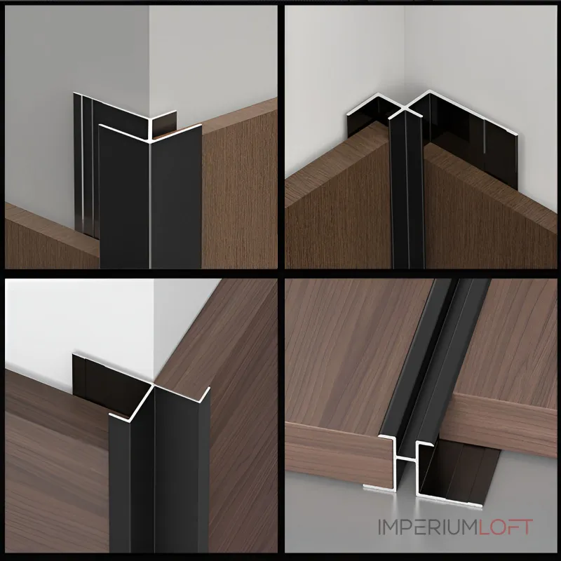 Профиль соединительный алюминиевый для панелей 5 мм серебристый 5796-88 от KBOOS Профиль соединительный алюминиевый для панелей 5 мм серебристый 5796-88 от KBOOS