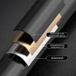 Профиль угловой внешний алюминиевый для панелей 5 мм розовое золото 5731-88 от KBOOS Профиль угловой внешний алюминиевый для панелей 5 мм розовое золото 5731-88 от KBOOS