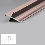 Профиль угловой внешний алюминиевый для панелей 6 мм розовое золото 5901-88 от KBOOS Профиль угловой внешний алюминиевый для панелей 6 мм розовое золото 5901-88 от KBOOS