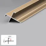 Профиль угловой внешний алюминиевый для панелей 8 мм золотой 5933-88 от KBOOS Профиль угловой внешний алюминиевый для панелей 8 мм золотой 5933-88 от KBOOS