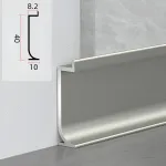 Универсальный профиль-плинтус алюминиевый для панелей 8 мм шампань 6142-88 от KBOOS Универсальный профиль-плинтус алюминиевый для панелей 8 мм шампань 6142-88 от KBOOS