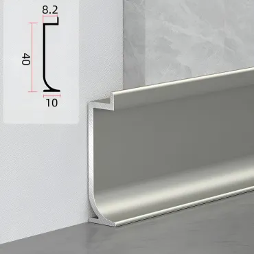 Универсальный профиль-плинтус алюминиевый для панелей 8 мм шампань 6142-88 Универсальный профиль-плинтус алюминиевый для панелей 8 мм шампань 6142-88