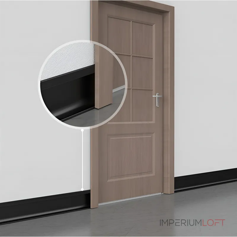 Универсальный профиль-плинтус алюминиевый для панелей 8 мм серебристый 6136-88 от KBOOS Универсальный профиль-плинтус алюминиевый для панелей 8 мм серебристый 6136-88 от KBOOS