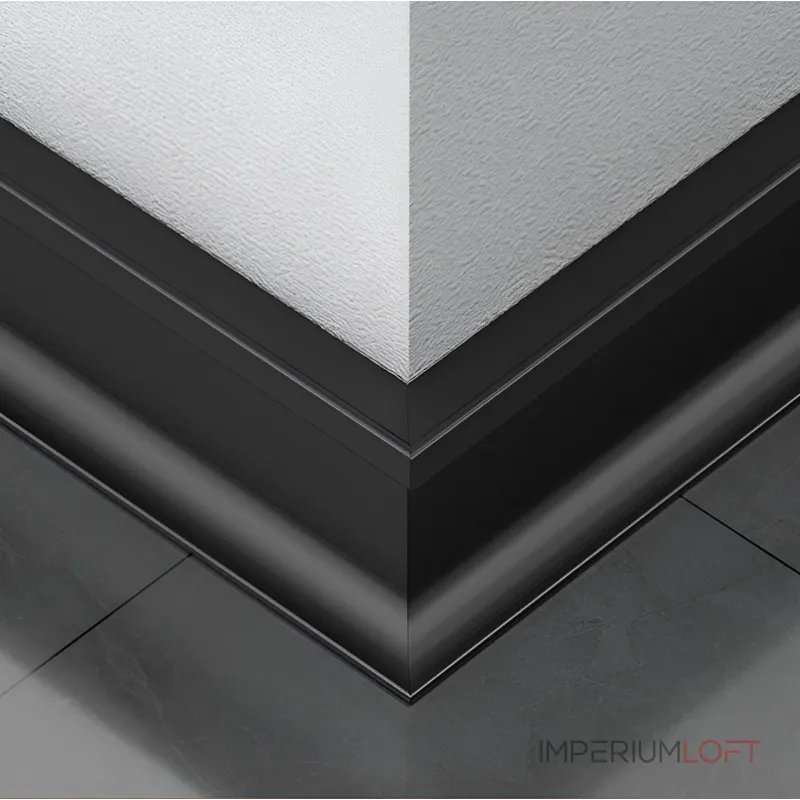 Универсальный профиль-плинтус алюминиевый для панелей 8 мм серебристый 6136-88 от KBOOS Универсальный профиль-плинтус алюминиевый для панелей 8 мм серебристый 6136-88 от KBOOS