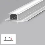 Профиль соединительный под LED ленту для панелей 8 мм серебристый 6053-88 от KBOOS Профиль соединительный под LED ленту для панелей 8 мм серебристый 6053-88 от KBOOS