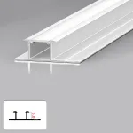 Профиль соединительный под LED ленту для панелей 6 мм белый 6069-88 от KBOOS