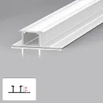 Профиль соединительный под LED ленту для панелей 8 мм белый 6071-88 от KBOOS Профиль соединительный под LED ленту для панелей 8 мм белый 6071-88 от KBOOS