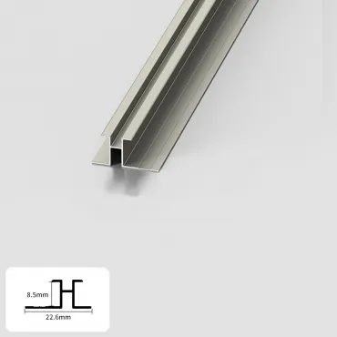 Профиль соединительный алюминиевый для панелей 8 мм шампань 5830-88 Профиль соединительный алюминиевый для панелей 8 мм шампань 5830-88