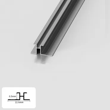 Профиль соединительный алюминиевый для панелей 6 мм серый 5822-88 Профиль соединительный алюминиевый для панелей 6 мм серый 5822-88