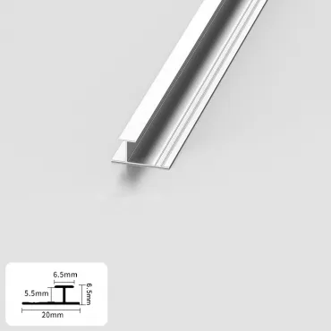 Профиль соединительный алюминиевый для панелей 5 мм серебристый 4829-88 Профиль соединительный алюминиевый для панелей 5 мм серебристый 4829-88