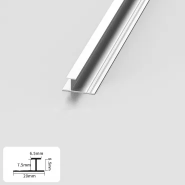 Профиль соединительный алюминиевый для панелей 7 мм серебристый 4831-88
