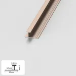 Профиль соединительный алюминиевый для панелей 6 мм розовое золото 5158-88 от KBOOS Профиль соединительный алюминиевый для панелей 6 мм розовое золото 5158-88 от KBOOS