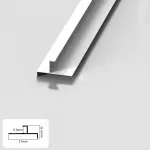 Профиль торцевой-угловой алюминиевый для панелей 6 мм белый 5840-88 от KBOOS Профиль торцевой-угловой алюминиевый для панелей 6 мм белый 5840-88 от KBOOS