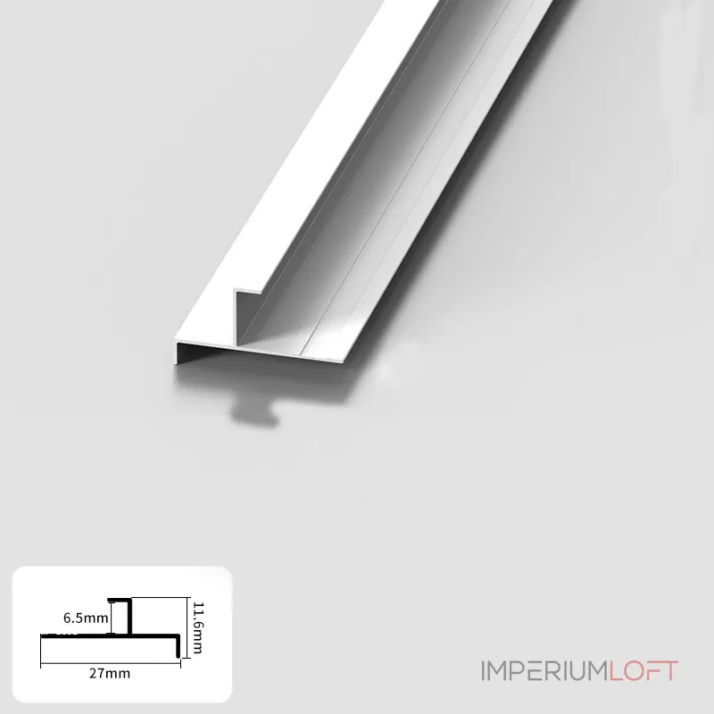 Профиль торцевой-угловой алюминиевый для панелей 6 мм белый 5840-88 от KBOOS Профиль торцевой-угловой алюминиевый для панелей 6 мм белый 5840-88 от KBOOS