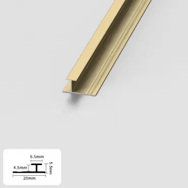 Профиль соединительный алюминиевый для панелей 4 мм латунь 5042-88 Профиль соединительный алюминиевый для панелей 4 мм латунь 5042-88