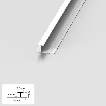 Профиль соединительный алюминиевый для панелей 4 мм белый 4822-88 Профиль соединительный алюминиевый для панелей 4 мм белый 4822-88