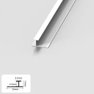 Профиль соединительный алюминиевый для панелей 6 мм белый 4824-88 Профиль соединительный алюминиевый для панелей 6 мм белый 4824-88