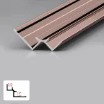 Профиль угловой внутренний алюминиевый для панелей 5 мм розовое золото 5936-88 от KBOOS Профиль угловой внутренний алюминиевый для панелей 5 мм розовое золото 5936-88 от KBOOS