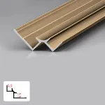 Профиль угловой внутренний алюминиевый для панелей 5 мм золотой 5966-88 от KBOOS Профиль угловой внутренний алюминиевый для панелей 5 мм золотой 5966-88 от KBOOS