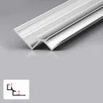 Профиль угловой внутренний алюминиевый для панелей 4 мм серебристый 5941-88 от KBOOS Профиль угловой внутренний алюминиевый для панелей 4 мм серебристый 5941-88 от KBOOS