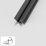 Профиль угловой внутренний алюминиевый для панелей 7 мм черный 5182-88 от KBOOS Профиль угловой внутренний алюминиевый для панелей 7 мм черный 5182-88 от KBOOS