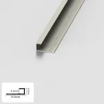 Профиль торцевой алюминиевый для панелей 5 мм шампань 4810-88 от KBOOS Профиль торцевой алюминиевый для панелей 5 мм шампань 4810-88 от KBOOS