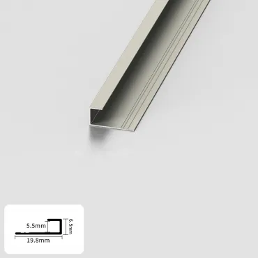 Профиль торцевой алюминиевый для панелей 5 мм шампань 4810-88 Профиль торцевой алюминиевый для панелей 5 мм шампань 4810-88