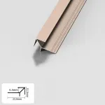 Профиль угловой внешний алюминиевый для панелей 6 мм розовое золото 5690-88 от KBOOS Профиль угловой внешний алюминиевый для панелей 6 мм розовое золото 5690-88 от KBOOS