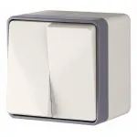 Выключатель двухклавишный влагозащищенный Werkel a036777