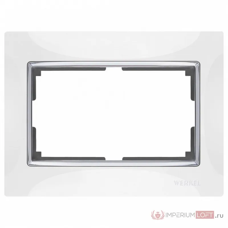 Рамка для двойной розетки Werkel Snabb WL03-Frame-01-DBL-white от ImperiumLoft