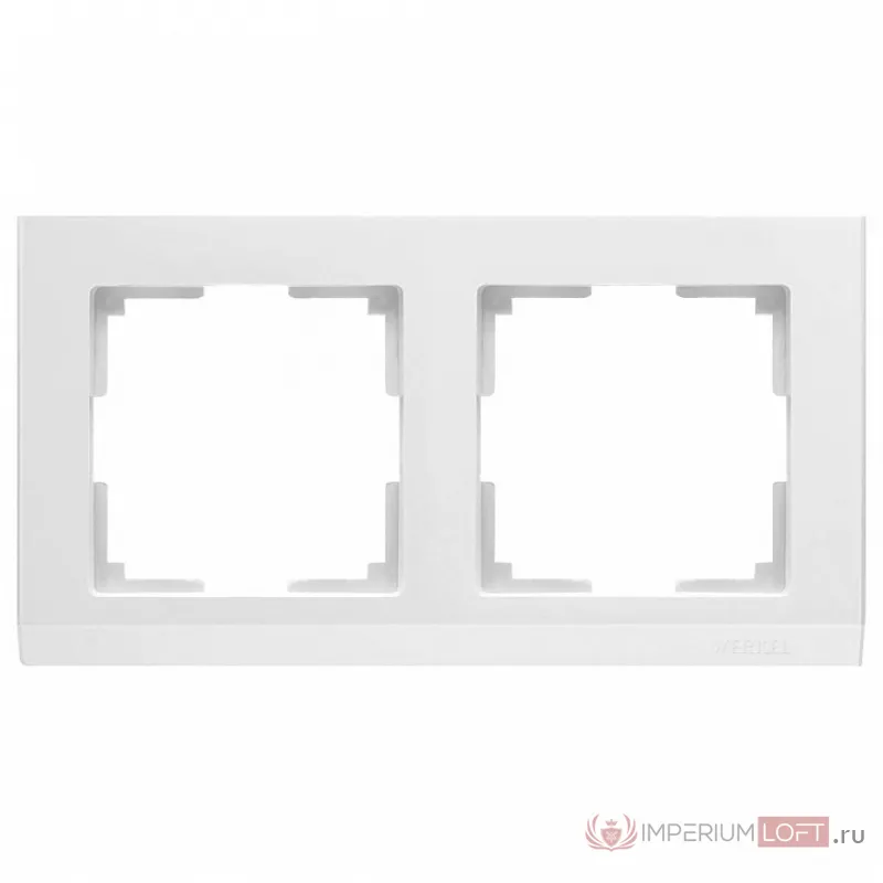 Рамка на 2 поста Werkel Stark WL04-Frame-02-white от ImperiumLoft