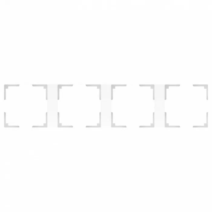 Рамка на 4 поста Werkel Favorit WL01-Frame-04 white матовый от ImperiumLoft