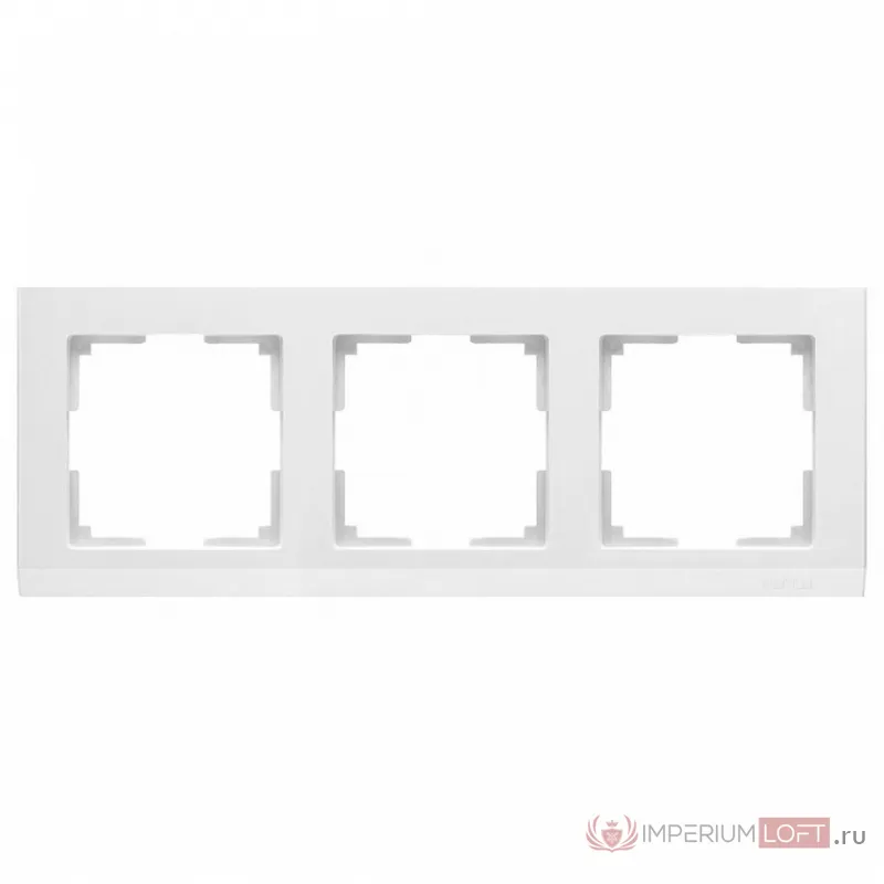 Рамка на 3 поста Werkel Stark WL04-Frame-03-white от ImperiumLoft